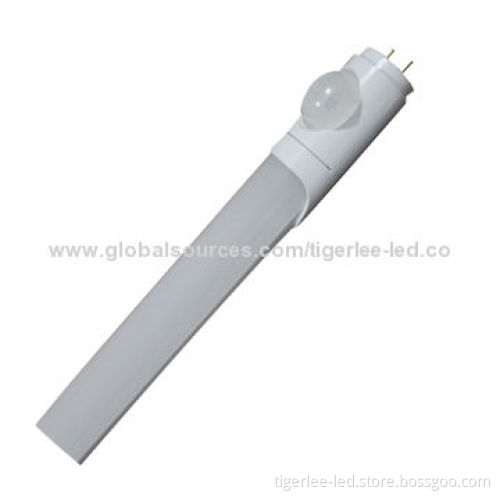 T8 LED Sensor Light with Full PC, 100-240V AC